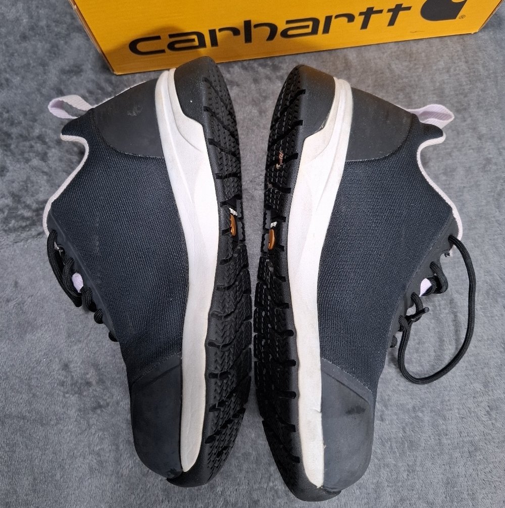 Carhartt Women's Work Shoes Sneakers in Black and Light Pink Safety Toe Size 6 - Picture 5 of 12